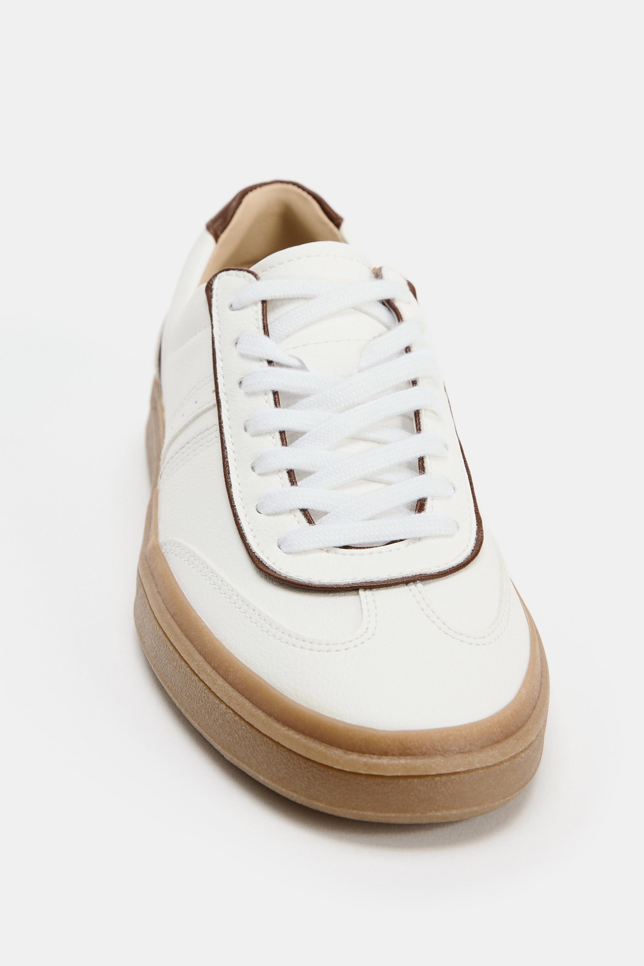 CONTRAST SNEAKERS